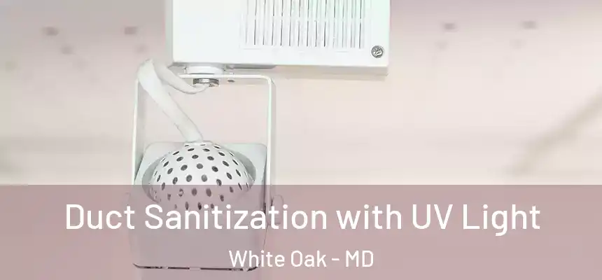  Duct Sanitization with UV Light White Oak - MD